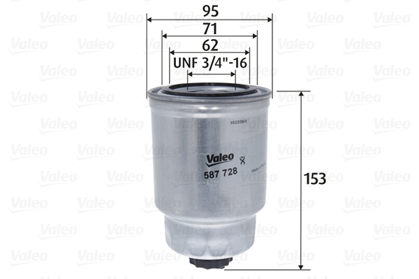 Filtru combustibil 587728 VALEO